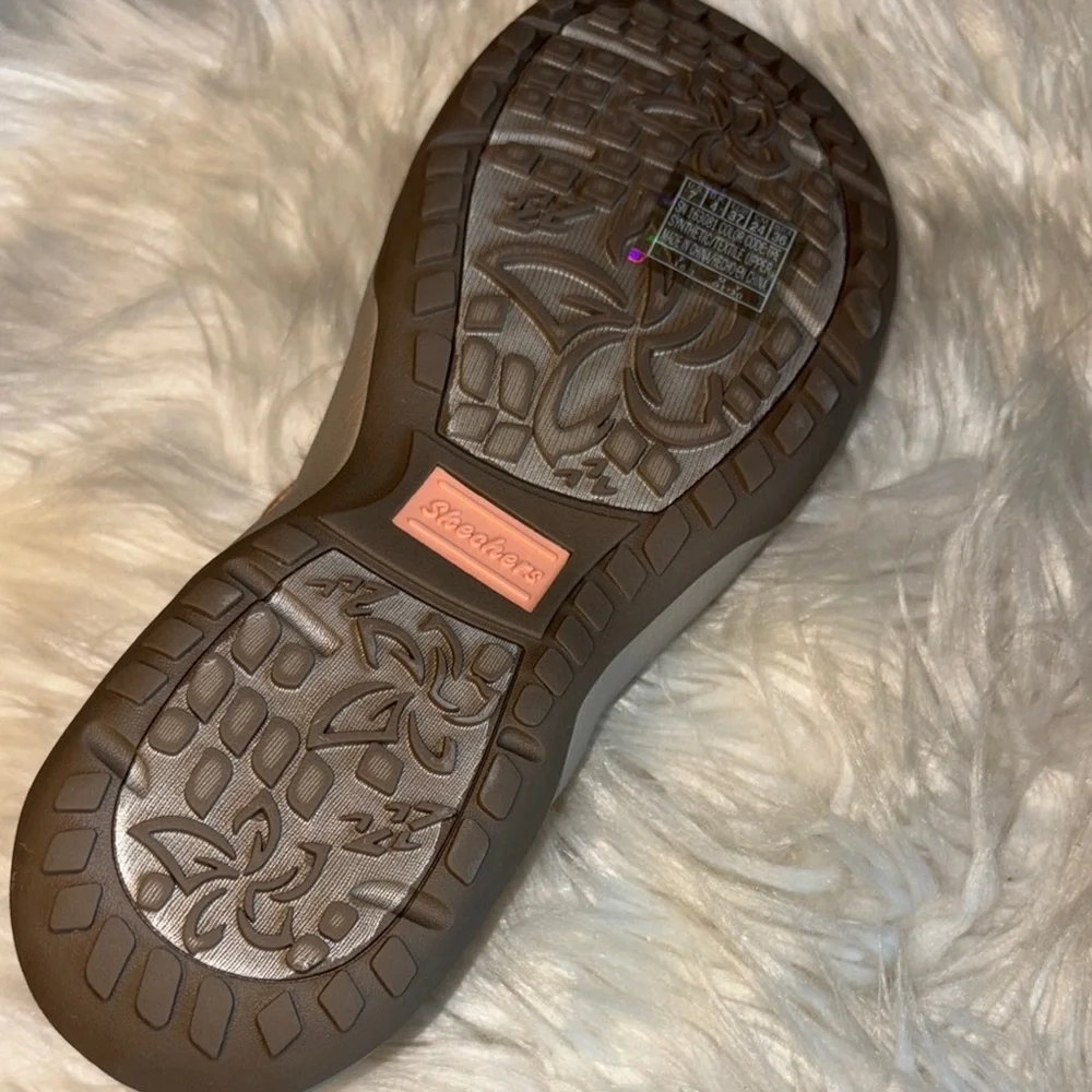 Skechers Gray Comfort Sandals with Crisscross Straps